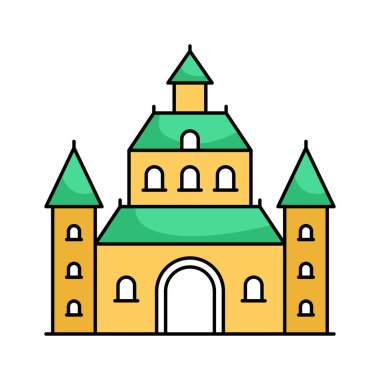 Bir kilise binası, genellikle geleneksel düğünlerin yapılacağı yer.