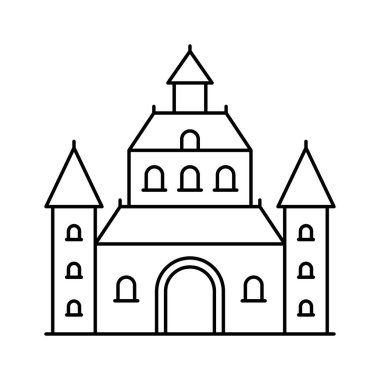 Bir kilise binası, genellikle geleneksel düğünlerin yapılacağı yer.