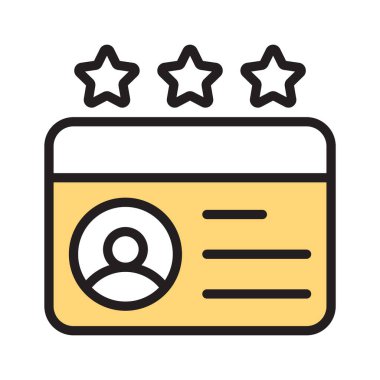 Değerlendirmeler, geri bildirim ve kullanıcı memnuniyeti için derecelendirme simgesi