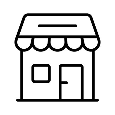 Herhangi bir mağaza için basit bir dükkan simgesi