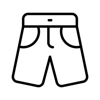 Modayla ilgili kısa bir simgeyi temsil eden çok yönlü bir simge