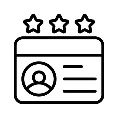 Değerlendirmeler, geri bildirim ve kullanıcı memnuniyeti için derecelendirme simgesi