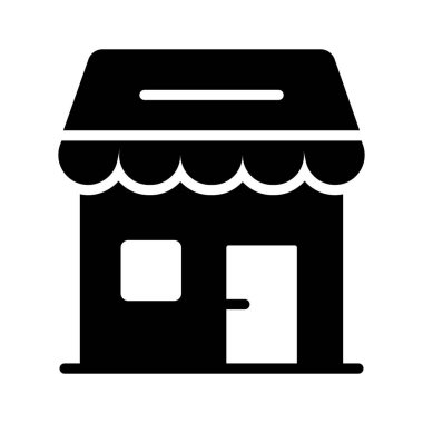 Herhangi bir mağaza için basit bir dükkan simgesi