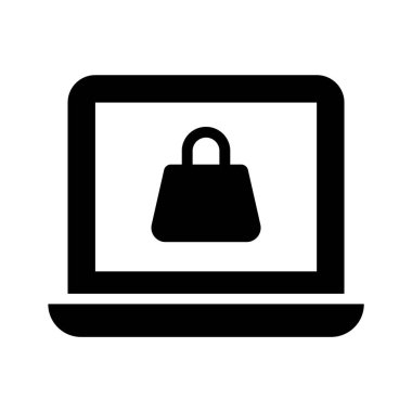 Dijital perakende ihtiyaçları için bu çevrimiçi alışveriş simgesi ile kolayca alışveriş yapın