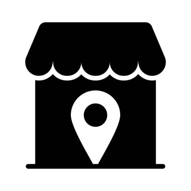 Kolay erişim için dükkanınızı belirleyin, simge kullanmaya hazır