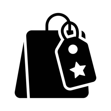 Satış ve indirimleri temsil eden bir alışveriş çantasının simgesi