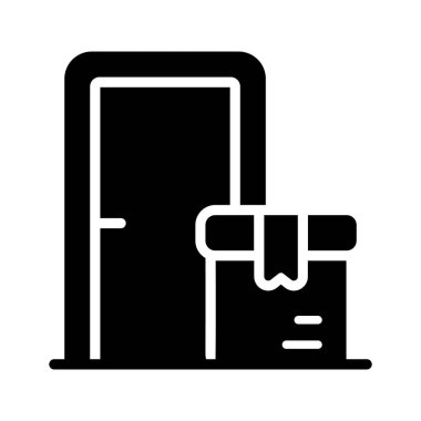 Ev dağıtım hizmetlerini izlemek ve yönetmek için kapı dağıtım simgesi