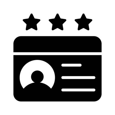 Değerlendirmeler, geri bildirim ve kullanıcı memnuniyeti için derecelendirme simgesi