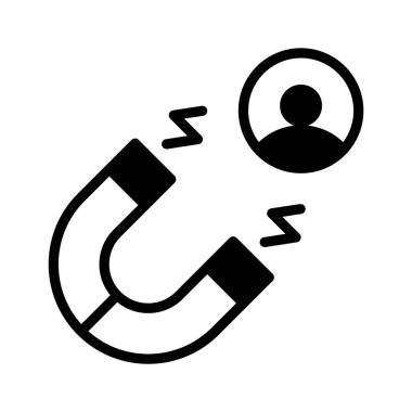 Verimli öncü üretim simgesi, pazarlama ve satış araçları için ideal