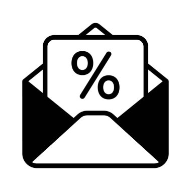 Terfi, indirim ve telafi edilebilir teklifler için fiş simgesi