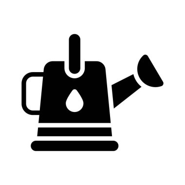 Düzenlenebilir biçimdeki bir sulama kutusu simgesi birinci sınıf kullanım ve bahçe donanımı içindir