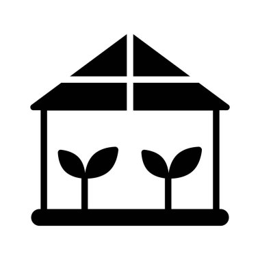 Kontrollü ortamlarda bitki yetiştirmek için bir sera yapısı