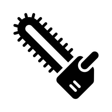 Büyük ağaç ve dalları kesmek için kullanılan elektrikli testere.