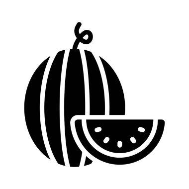 Lezzetli ve ferahlatıcı karpuz meyvesi, birinci sınıf karpuz vektörü.