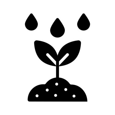 Topraktan çıkan genç bir filiz, yeni büyümeyi simgeliyor.