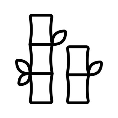 Uzun bambu, sakin ve yeşil bir bahçe alanı yaratmak için ideal.