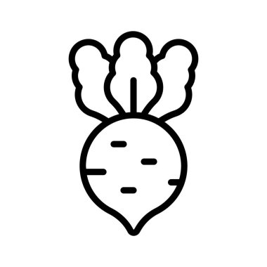 İnanılmaz bir şalgam, sebze kökü, organik gıda, beyaz arka planda izole edilmiş.