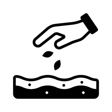 Tohum ekme işlemi, bahçede yeni bitkiler başlatmak için gerekli.