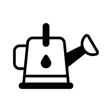 Düzenlenebilir biçimdeki bir sulama kutusu simgesi birinci sınıf kullanım ve bahçe donanımı içindir