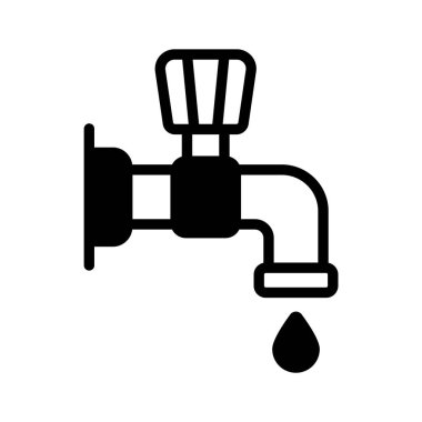 Su musluğu, bahçeye su sağlamak için gereklidir.