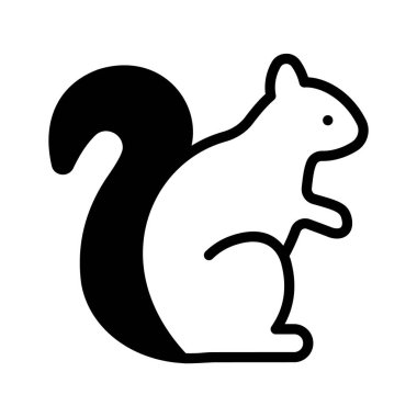 Şirin bir sincap, bahçenize cazibe ve hayat katıyor.