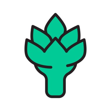 Enginar vektör tasarımı, premium simgesi kullanmaya hazır