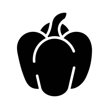 Capsicum simgesi rengarenk, taze biber sergiliyor