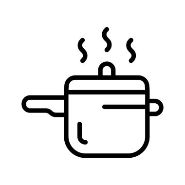 Yemek pişirme, yemek tarifleri ve mutfak temaları için simge kullanmaya hazır