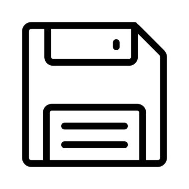 Şu dikkatlice tasarlanmış disket simgesine bir bakın.