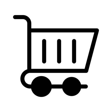 Bu güzel alışveriş arabası ikonunu alın, online alışveriş vektörü tasarımı