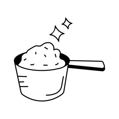 Çamaşır deterjanı, sabun tozu vektör tasarımı