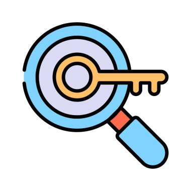 Anahtar sözcük arama vektör tasarımı modern tarzda