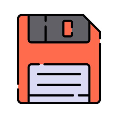 Disket simgesi veri depolama ve dosya kaydetmeyi temsil eder