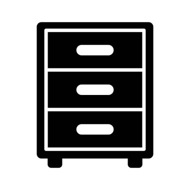 Şu inanılmaz çekmece simgesine bir bakın, vektör kullanmaya hazır.