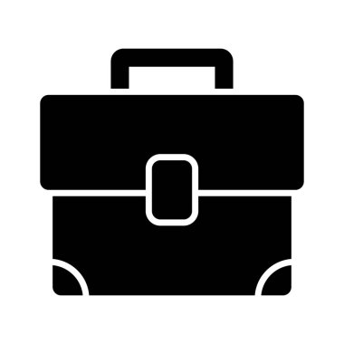 İş portföyü vektör tasarımı, düzenlenebilir tarzda inanılmaz bir iş çantası simgesi