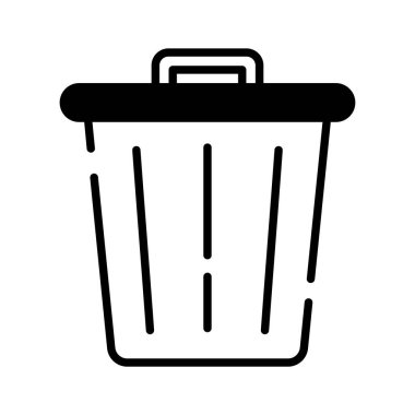 Düz biçimli, premium kullanımına hazır düğme vektör simgesi tasarımını sil