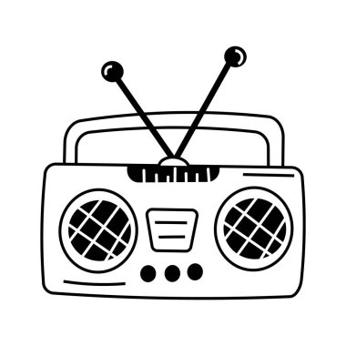 AM için klasik bir radyo, FM yayınları