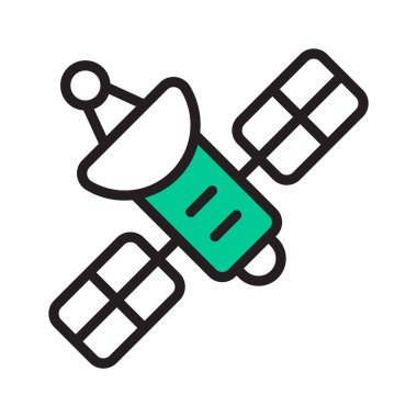 Yörüngedeki uydu, iletişim ve bilimsel veri toplamak için kullanılır.