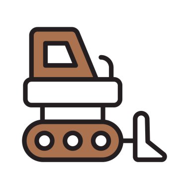 Modern tarzda inanılmaz bir kazı ikonu.