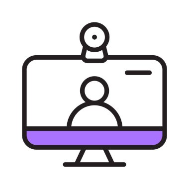 Uzaktan iletişim için kullanılan bir video çağrısı görüntüsü