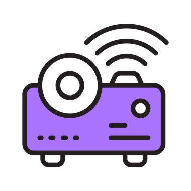 Modern tarzdaki bu yaratıcı projektör simgesine bir bakın.