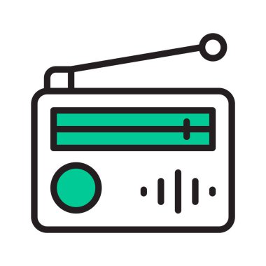 AM için klasik bir radyo, FM yayınları