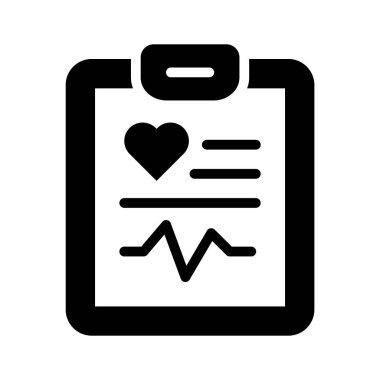 Sağlık verilerini gösteren, tıbbi kayıtları ve teşhisleri temsil eden bir pano