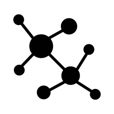 Kimyadaki atomlar arasındaki moleküler model bağlantılarını gösteren diyagram