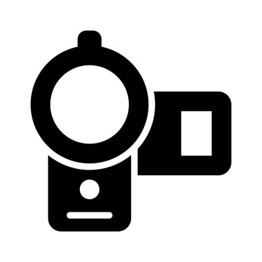 Handycam vector design, video camera icon clipart