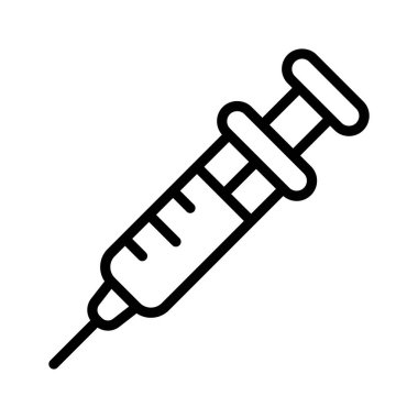 Sıvı enjekte etmek veya çıkarmak için şırınga, tıbbi ve biyolojik bilimleri sembolize eder