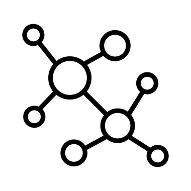 Kimyadaki atomlar arasındaki moleküler model bağlantılarını gösteren diyagram