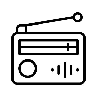 AM için klasik bir radyo, FM yayınları