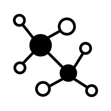 Kimyadaki atomlar arasındaki moleküler model bağlantılarını gösteren diyagram