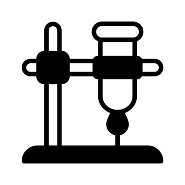 Bilimsel deneyler ve testler için laboratuvar ekipmanları kuruldu.